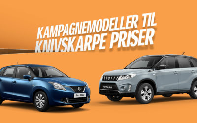 SUZUKI KAMPAGNEMODELLER TIL KNIVSKARPE PRISER
