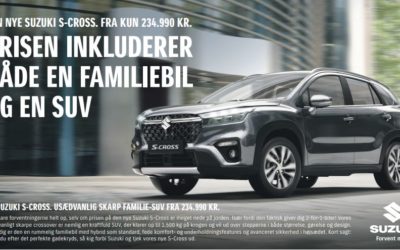 Danmarkspremiere på den helt nye Suzuki S-Cross